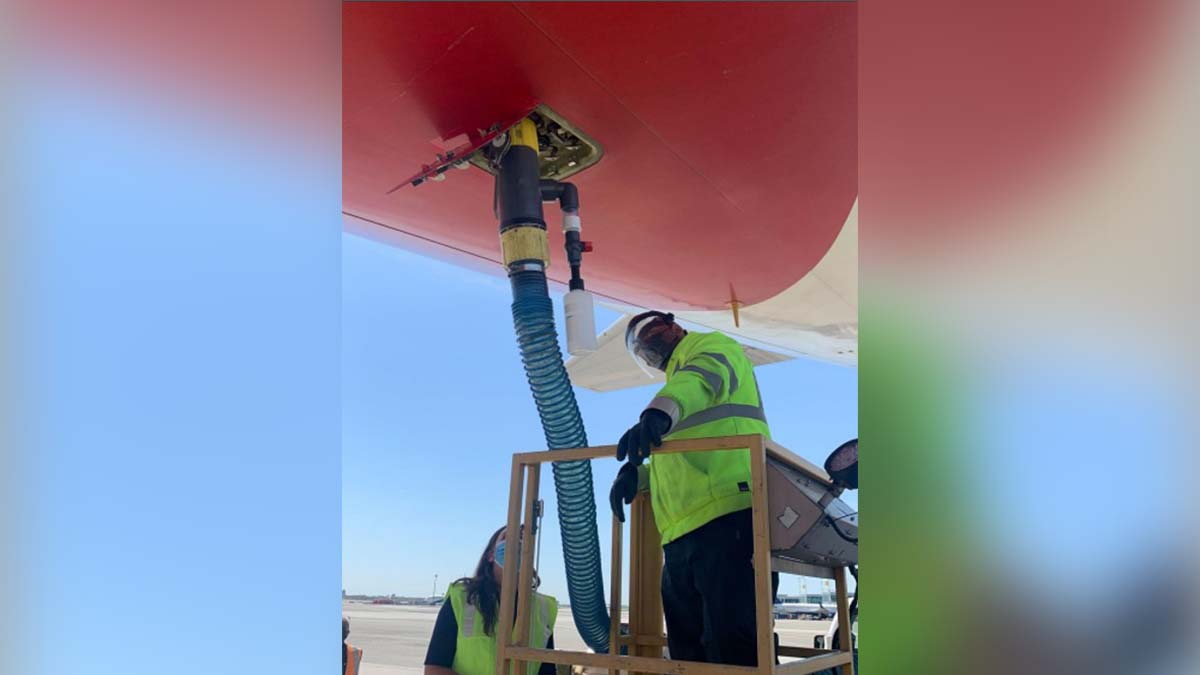 Notes from the Field Aircraft Wastewater Surveillance for Early
