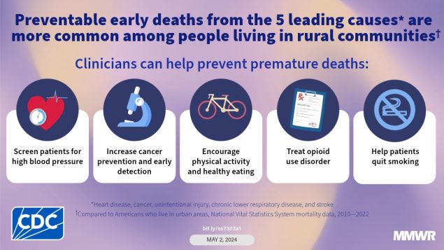 Preventable Premature Deaths from the Five Leading Causes of Death