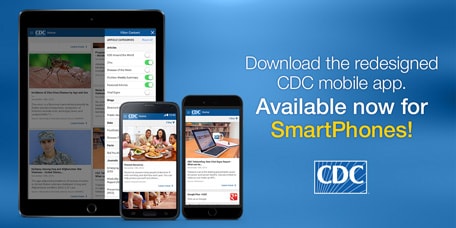 Check out the redesigned CDC mobile app