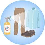 Treat clothing and gear with permethrin