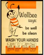 Wellbee says: Be Well, Be Clean.