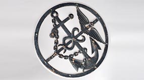 1940 The seal pictured above was removed from one the smokestacks of a USPHS cutter ship...