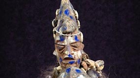 1969 This is a statue of Shapona, the West African God of Smallpox.