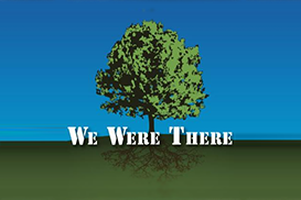 We Were There We Were There text over the drawing of a tree against a blue sky.