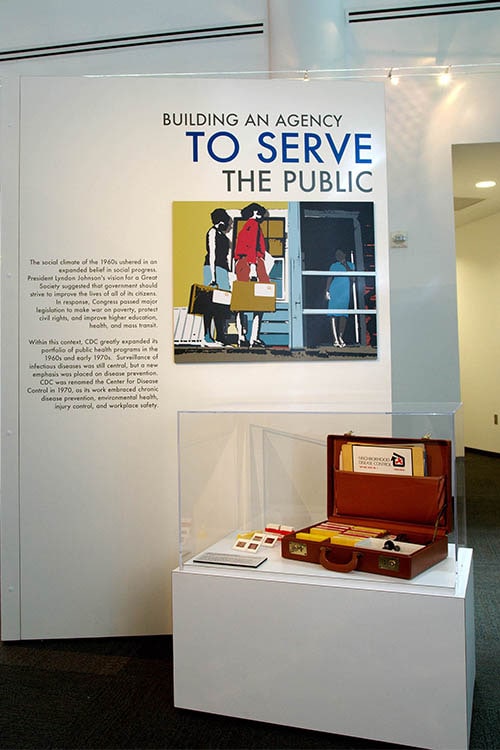 An agency to serve the public display