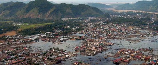 An earthquake in the Indian Ocean triggers a devastating tsunami, causing an estimated 228,000 deaths in 14 countries on three continents. The Thai Ministry of Public Health responds with assistance from CDC, the Armed Forces Research Institute of Medical Sciences, and WHO