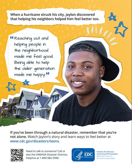 Finding a New Normal: Life After a Natural Disaster- Jaylon's Story (Poster)