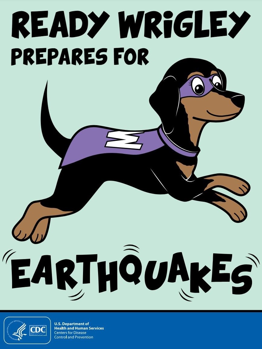 Ready Wrigley Prepares for Earthquakes (Activity Book)