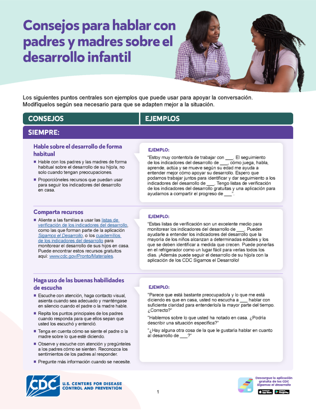 Tips for Talking with Parents Spanish 508 PDF Preview Tips for Talking with Parents Spanish 508 PDF Preview