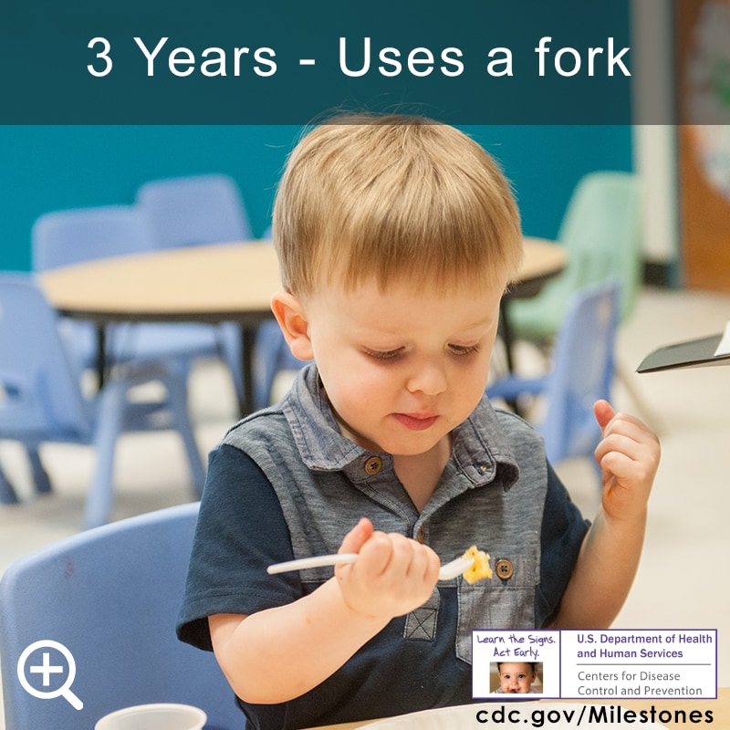Uses a fork