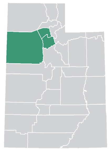 Utah site tracking area map