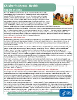Children's Mental Health Report Thumbnail