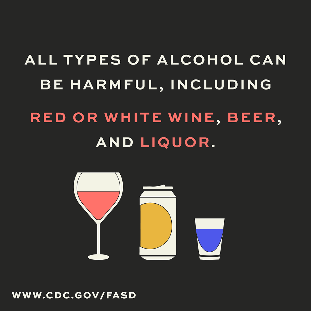 The safest thing to do is avoid any type of alcohol use during pregnancy.