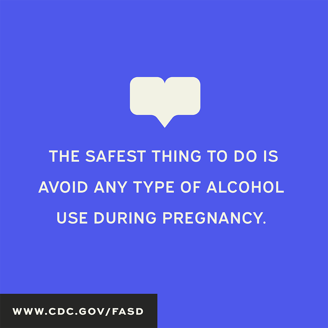 The safest thing to do is avoid any type of alcohol use during pregnancy