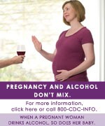 Pregnancy and Alcohol Don't Mix
