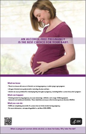 An Alcohol-Free Pregnancy is the Best Choice for Your Baby (woman looking down)