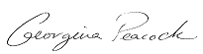 Georgina Peacock signature
