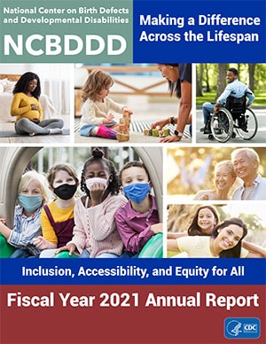 NCBDDD Annual Report cover thumbnail image