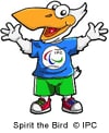 Spirit the Bird mascot for Paralympic Games