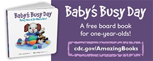 Baby's Busy Day English Web Banner