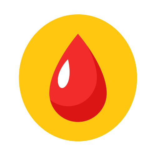 Illustration of a blood droplet