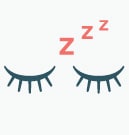 illustration eyes representing overwhelming tiredness