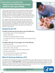 Spina Bifida UTI Fact Sheet - English