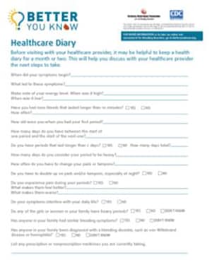Better You Know Healthcare Diary