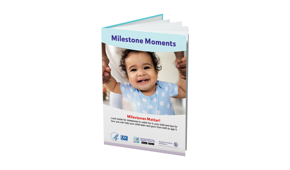 A picture of the cover of the Milestone Moments booklet.