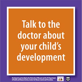 talk to your doctor about your child's development