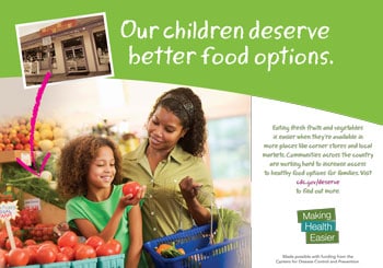 Our children deserve better food options