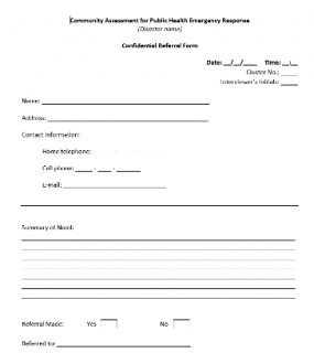 CASPER Confidential Referral Form