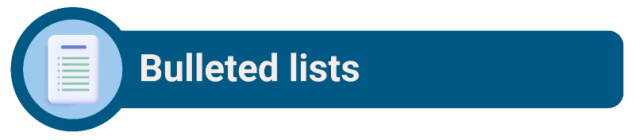 Bulleted Lists Bulleted Lists