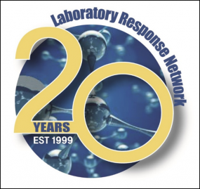 Laboratory Response Network 20th Anniversary logo