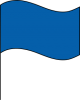 Blue flag icon for non profit groups