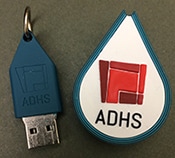 Arizona Department of Health Services (ADHS) usb key fob.
