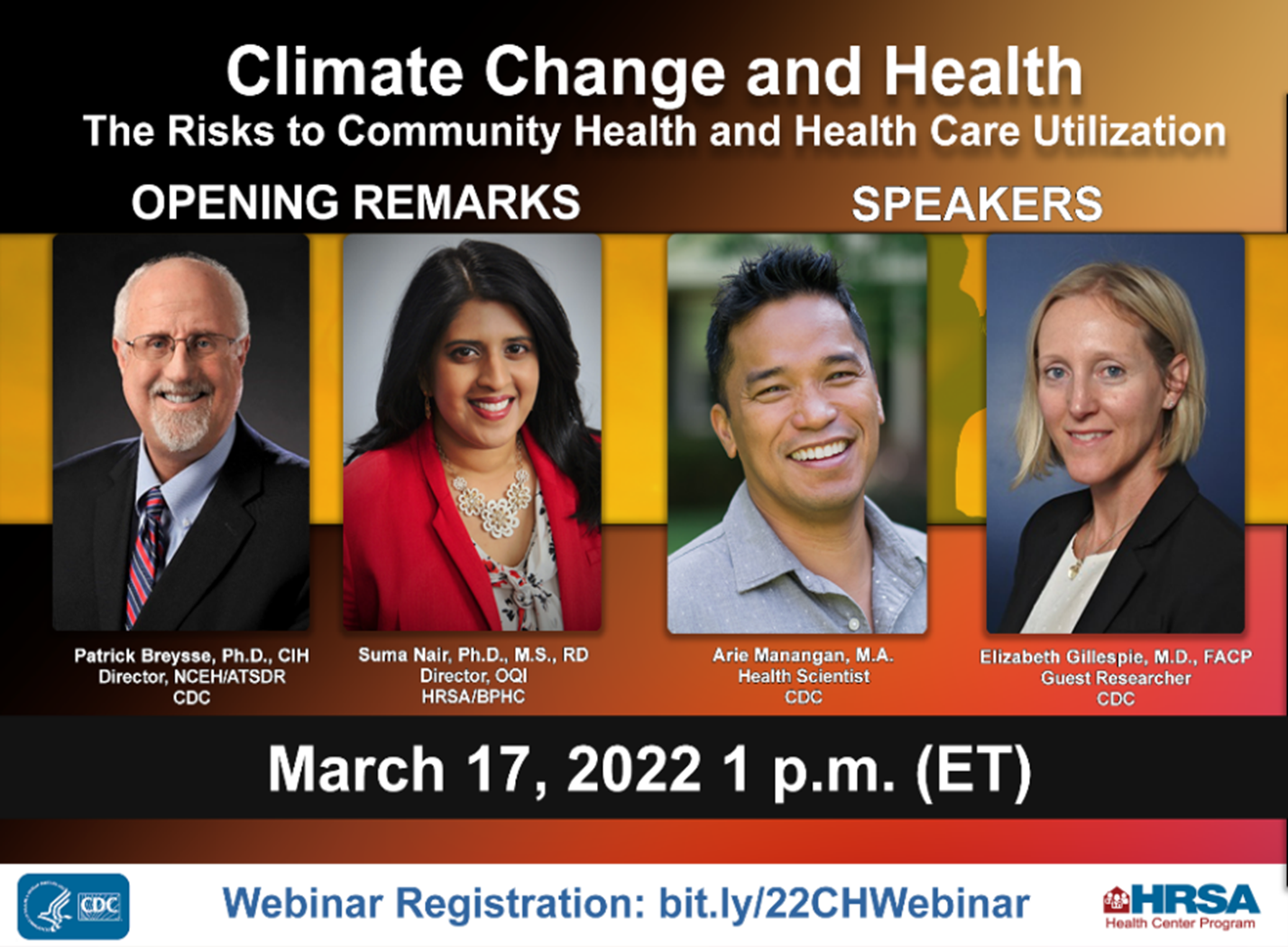 March 17, 2022 - Climate Change and Health: The Risks to Community Health and Health Care Utilization