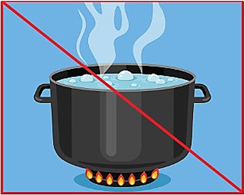 No toxic water boil