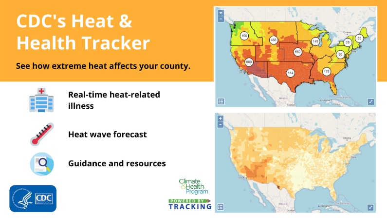CDC's Heat & Health Tracker