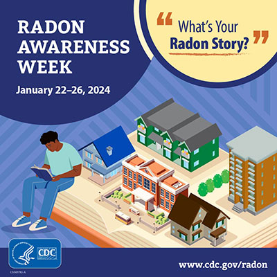Radon Awareness Week - January 22-26, 2024