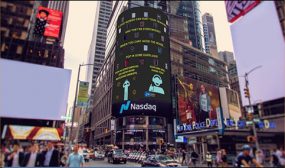 large view of times square informercial