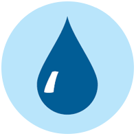 vector graphic of a water drop