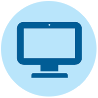 vector graphic of a computer monitor