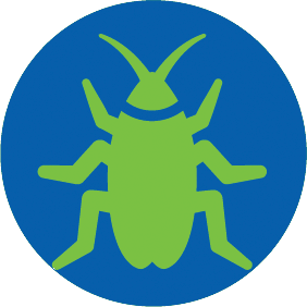 vector graphic of an insect