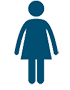 vector graphic of a female figure