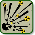 Illustration of a dirty bomb