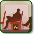 Illustration of a radiological exposure device