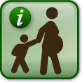 Illustration of a child with their pregnant mother" image_alt="Illustration of a child with their pregnant mother