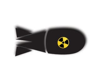 illustration of nuclear weapon