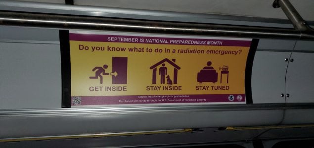Do You Know What To Do In A Radiation Emergency? Billboard advertising